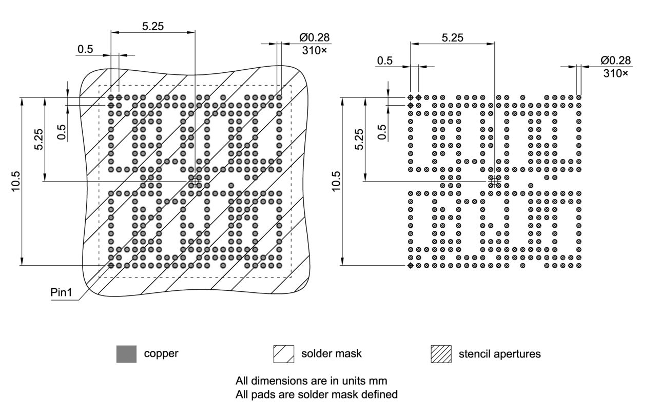 PG-TF2BGA-310-1_Footprint Drawing