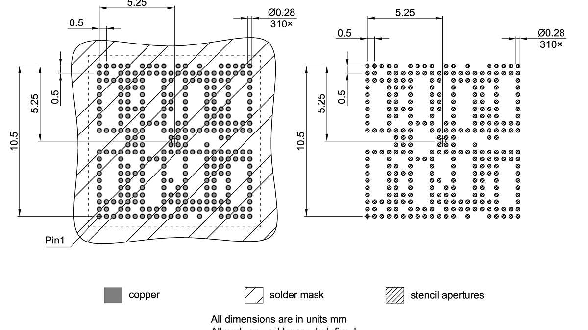 PG-TF2BGA-310-1_Footprint Drawing