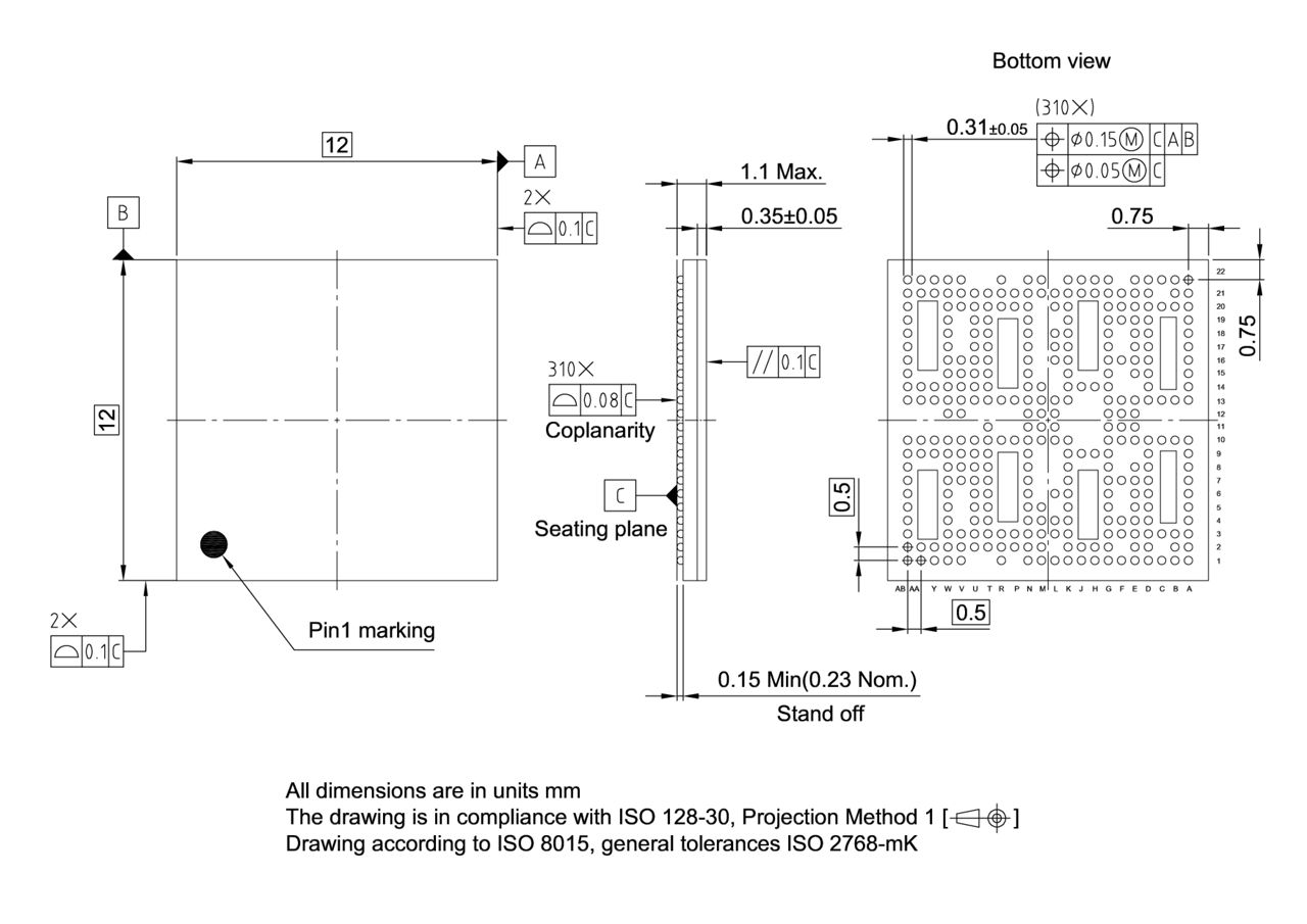 PG-TF2BGA-310-1_Package Outline