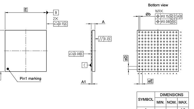 PG-TFBGA-169-3_Package Outline