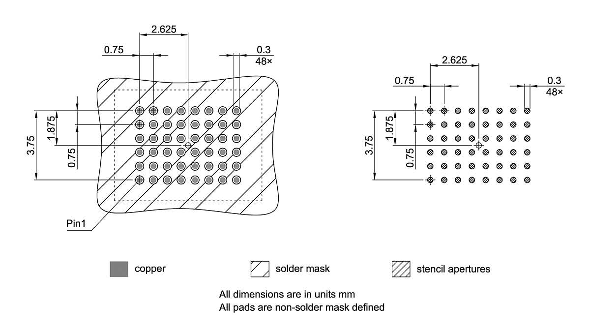 PG-TFBGA-48-806_Footprint Drawing