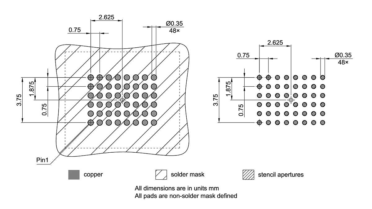 PG-TFBGA-48-807_Footprint Drawing