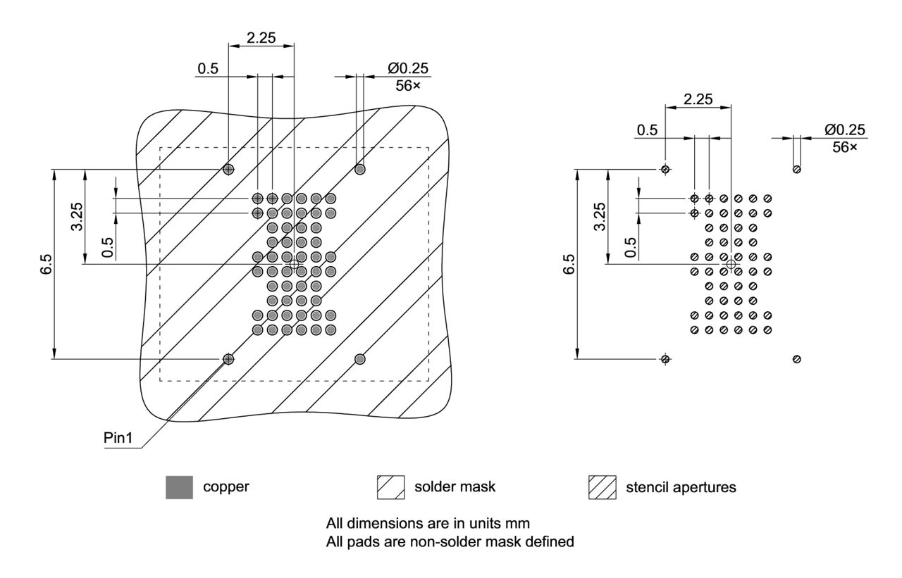 PG-TFBGA-56-800_Footprint Drawing