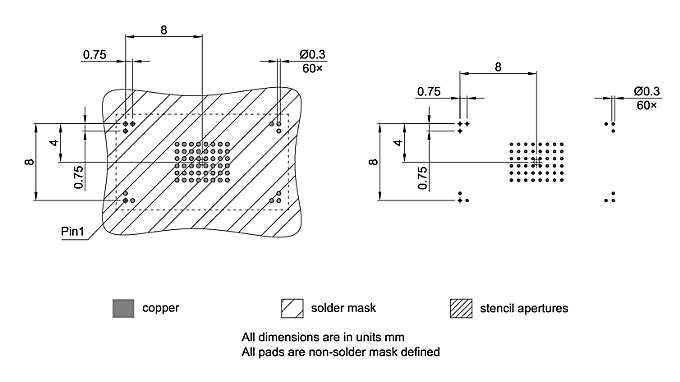 PG-TFBGA-60-800_Footprint Drawing