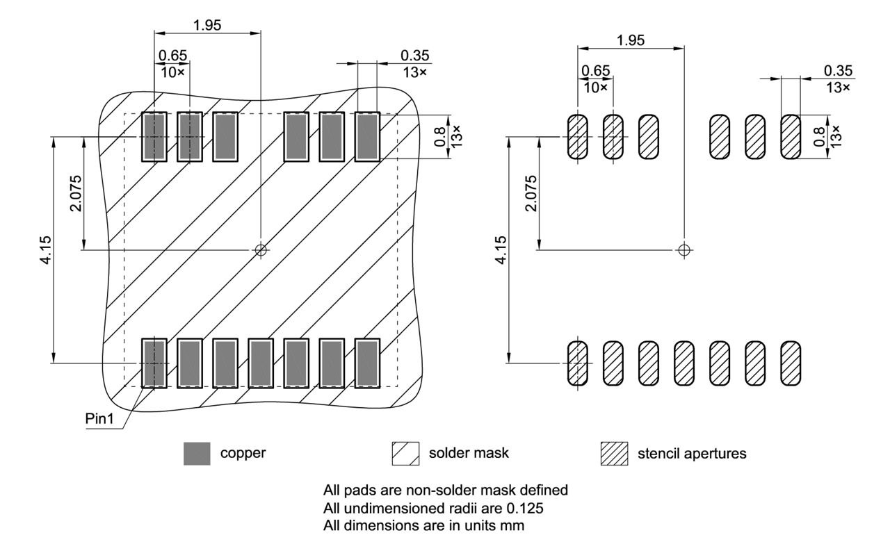 PG-TFLGA-13-1_Footprint Drawing