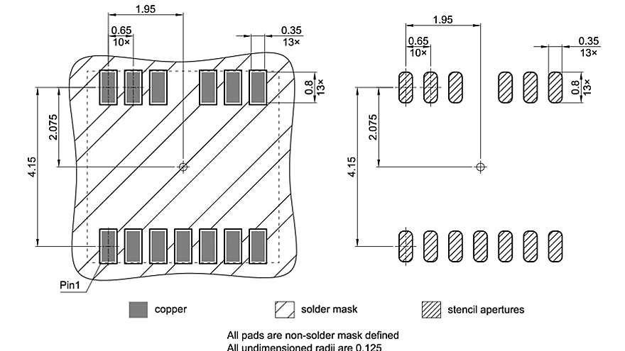 PG-TFLGA-13-1_Footprint Drawing