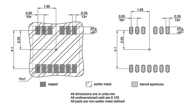 PG-TFLGA-13-3_Footprint Drawing