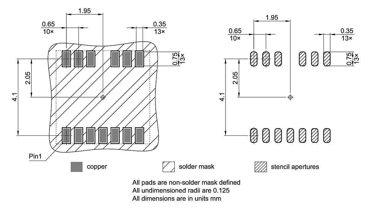 PG-TFLGA-13-4_Footprint Drawing