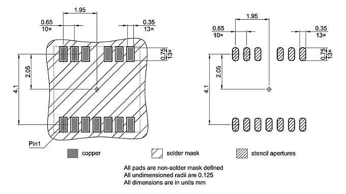 PG-TFLGA-13-4_Footprint Drawing