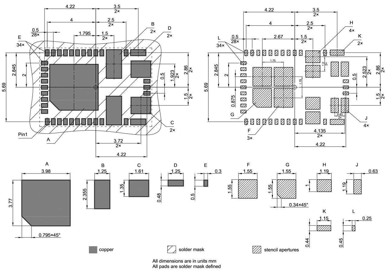 PG-TFLGA-40-2_Footprint Drawing