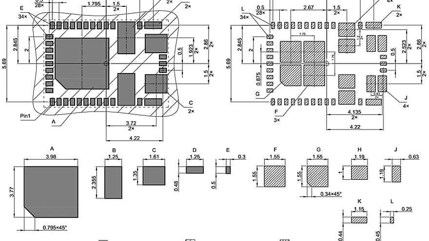 PG-TFLGA-40-2_Footprint Drawing