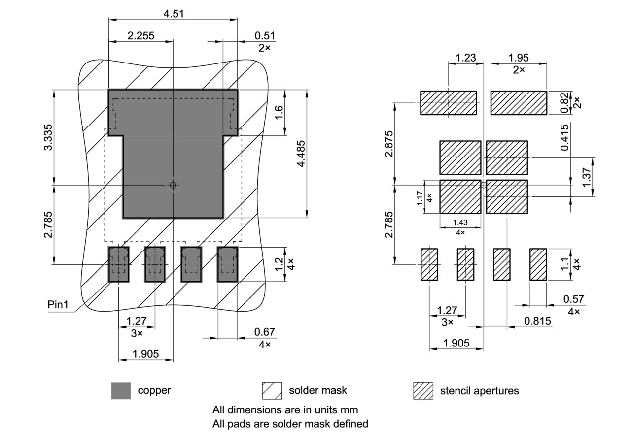 PG-THSOG-4-1_Footprint Drawing