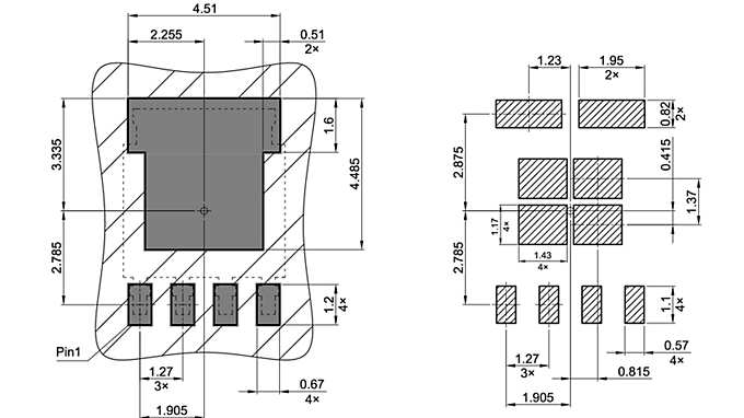 PG-THSOG-4-1_Footprint Drawing