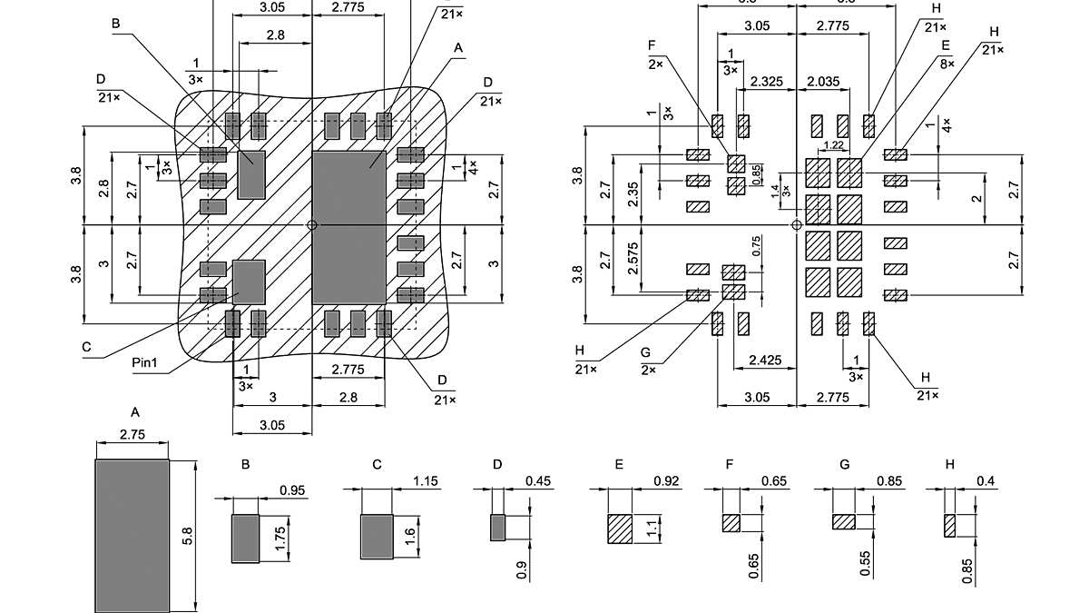 PG-TIQFN-21-1_Footprint Drawing