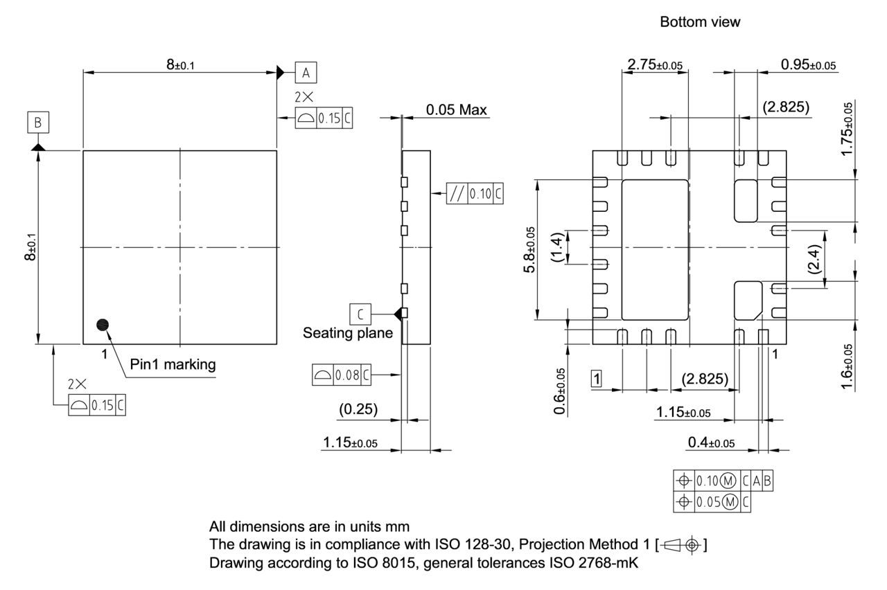 PG-TIQFN-21-1_Package Outline