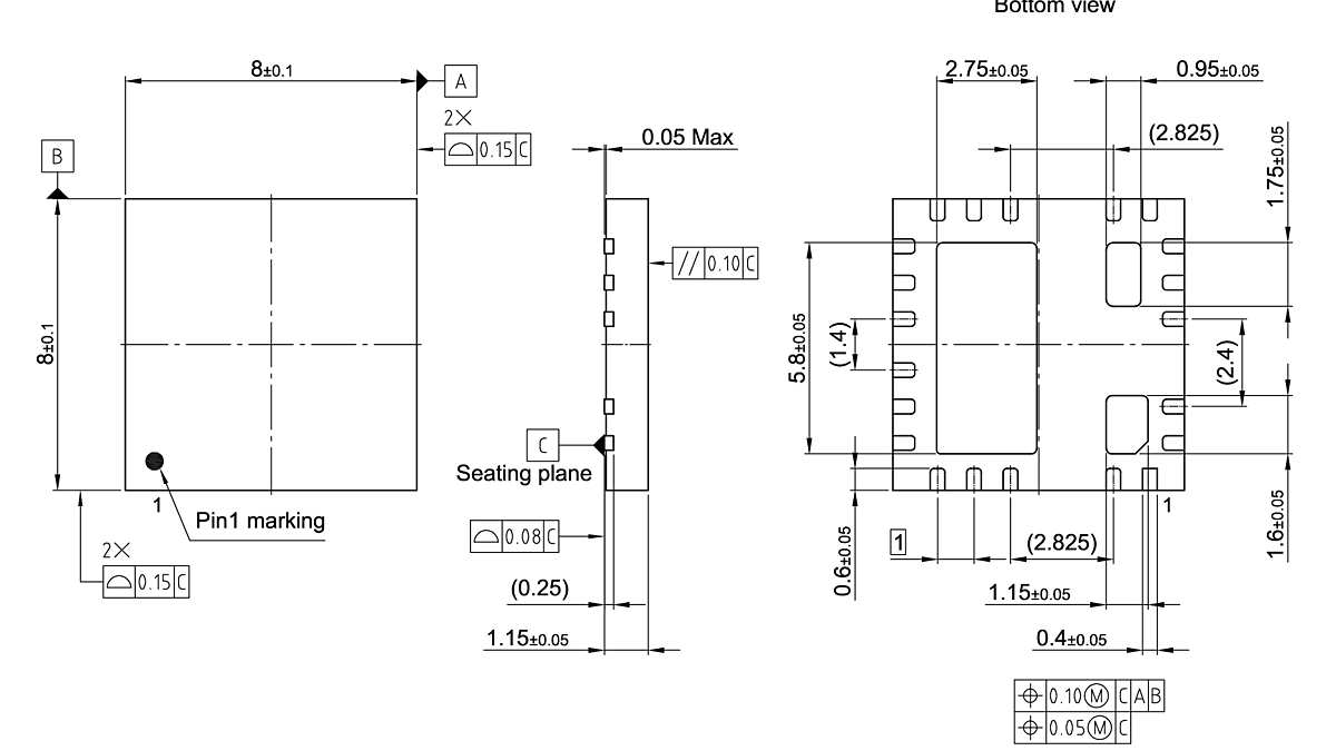 PG-TIQFN-21-1_Package Outline