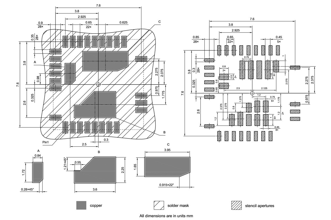 PG-TIQFN-28-1_Footprint Drawing