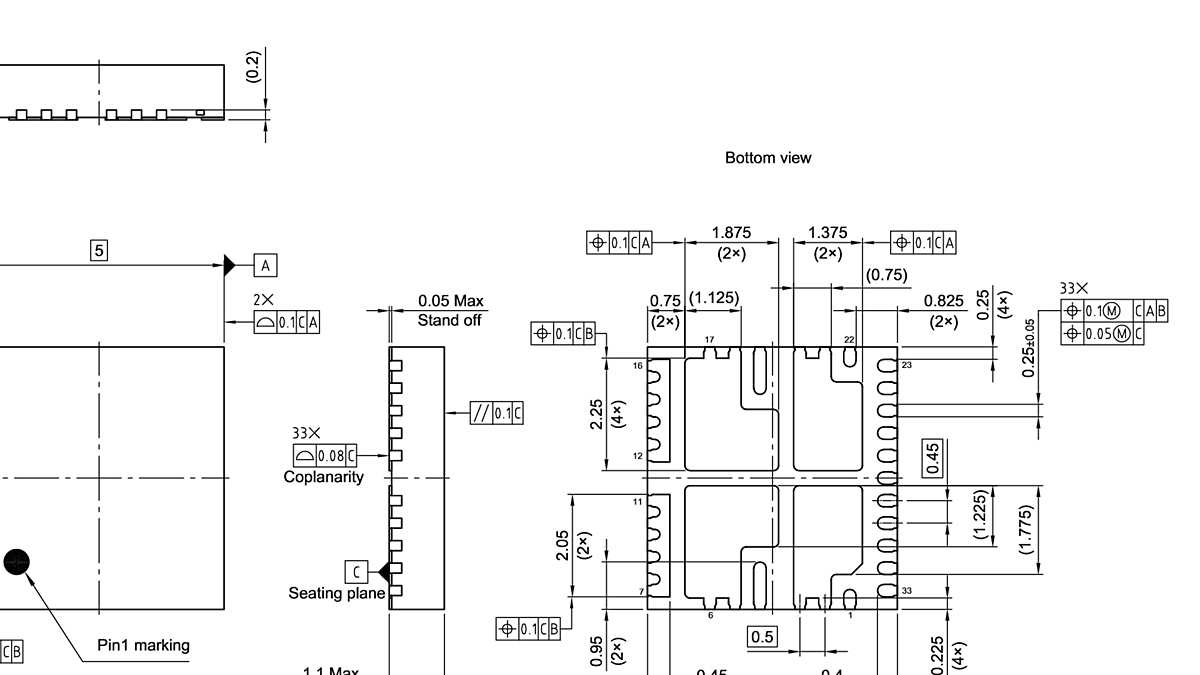 PG-TIQFN-33-1_Package Outline