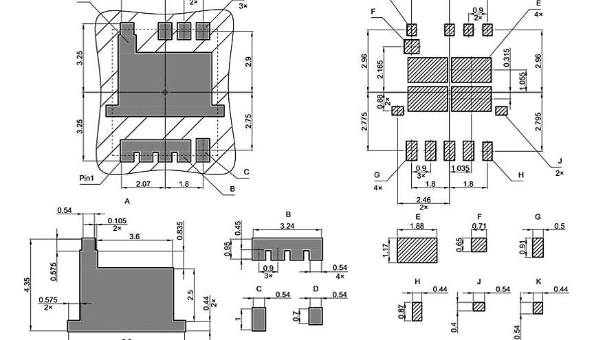 PG-TISON-9-1_Footprint Drawing