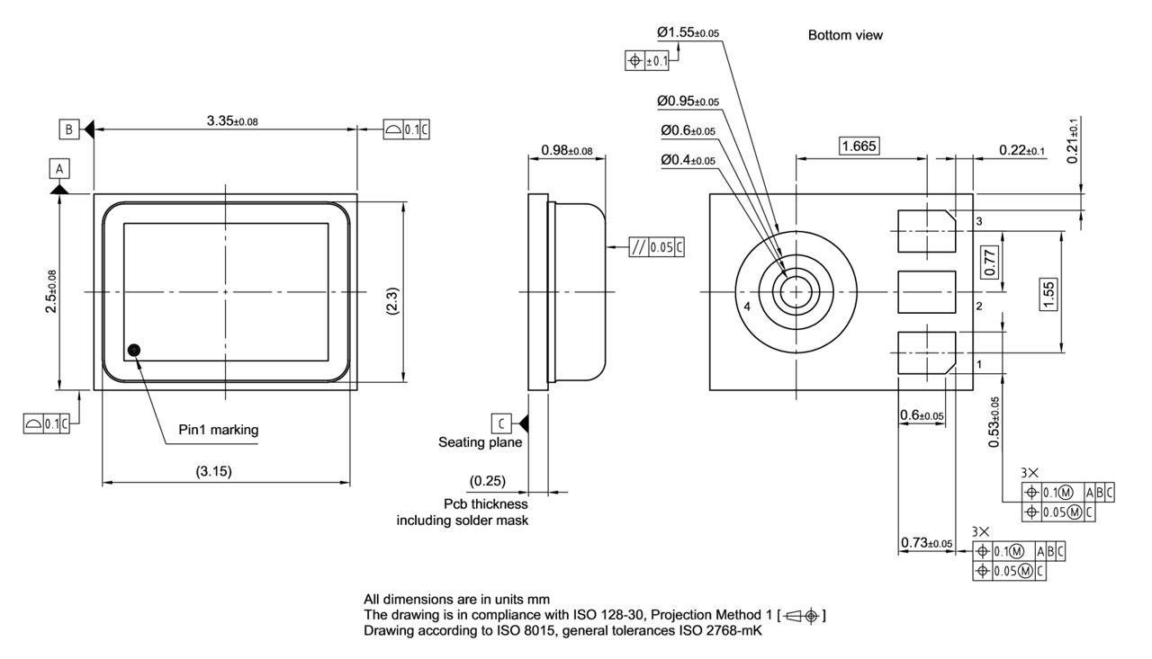 PG-TLGA-4-2_Package Outline