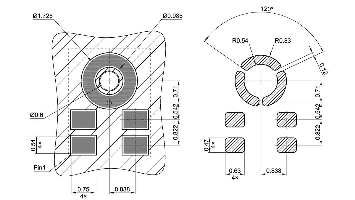 PG-TLGA-5-2_Footprint Drawing