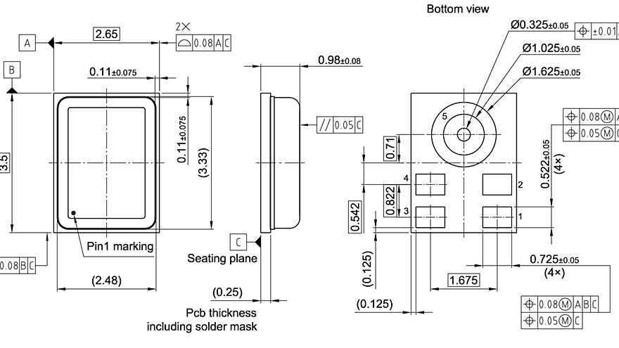 PG-TLGA-5-2_Package Outline