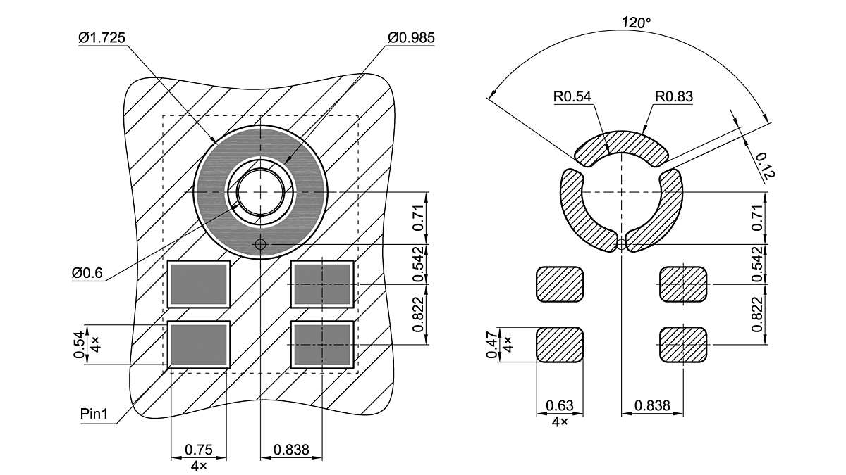 PG-TLGA-5-5_Footprint Drawing