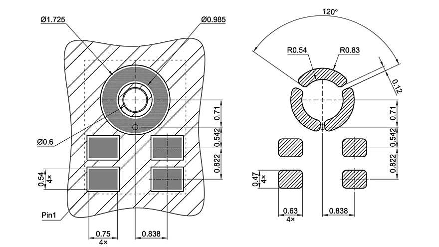 PG-TLGA-5-5_Footprint Drawing