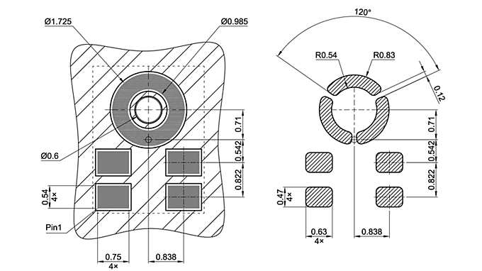 PG-TLGA-5-6_Footprint Drawing