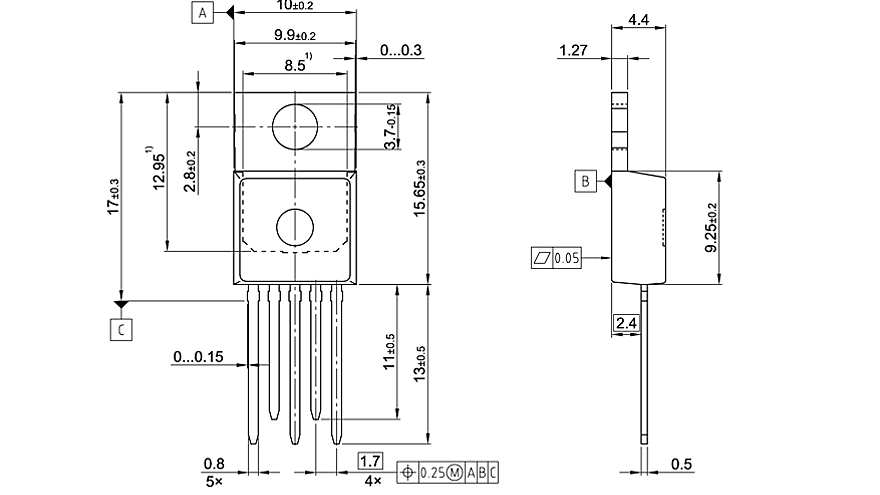 PG-TO220-5-12_Package Outline