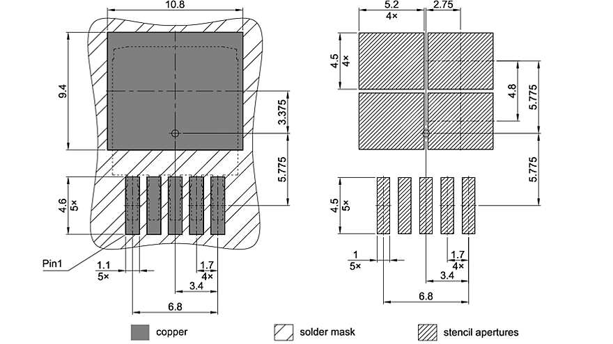 PG-TO220-5-4_Footprint Drawing