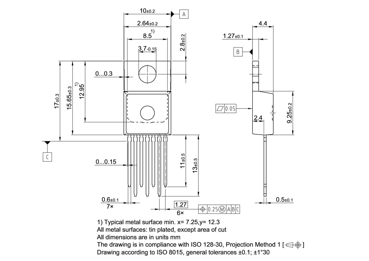PG-TO220-7-12_Package Outline