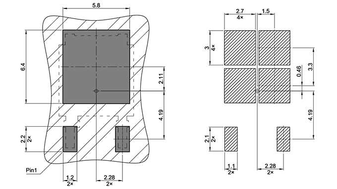 PG-TO252-2-1_Footprint Drawing