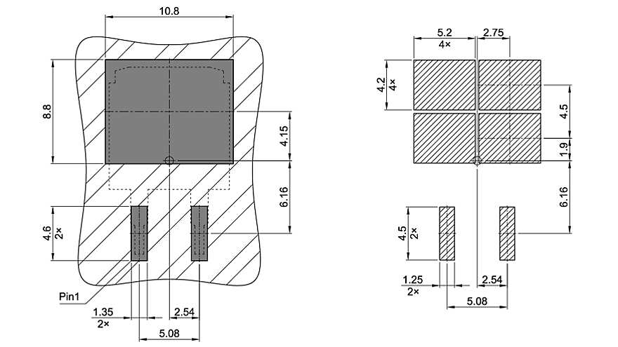 PG-TO263-3-8_Footprint Drawing