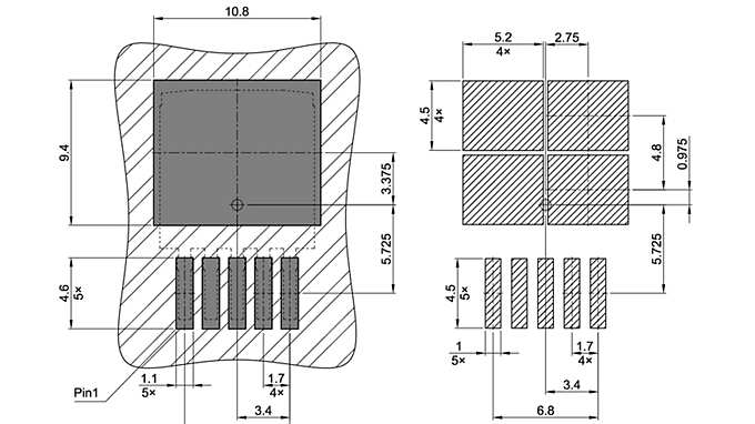 PG-TO263-5-1_Footprint Drawing