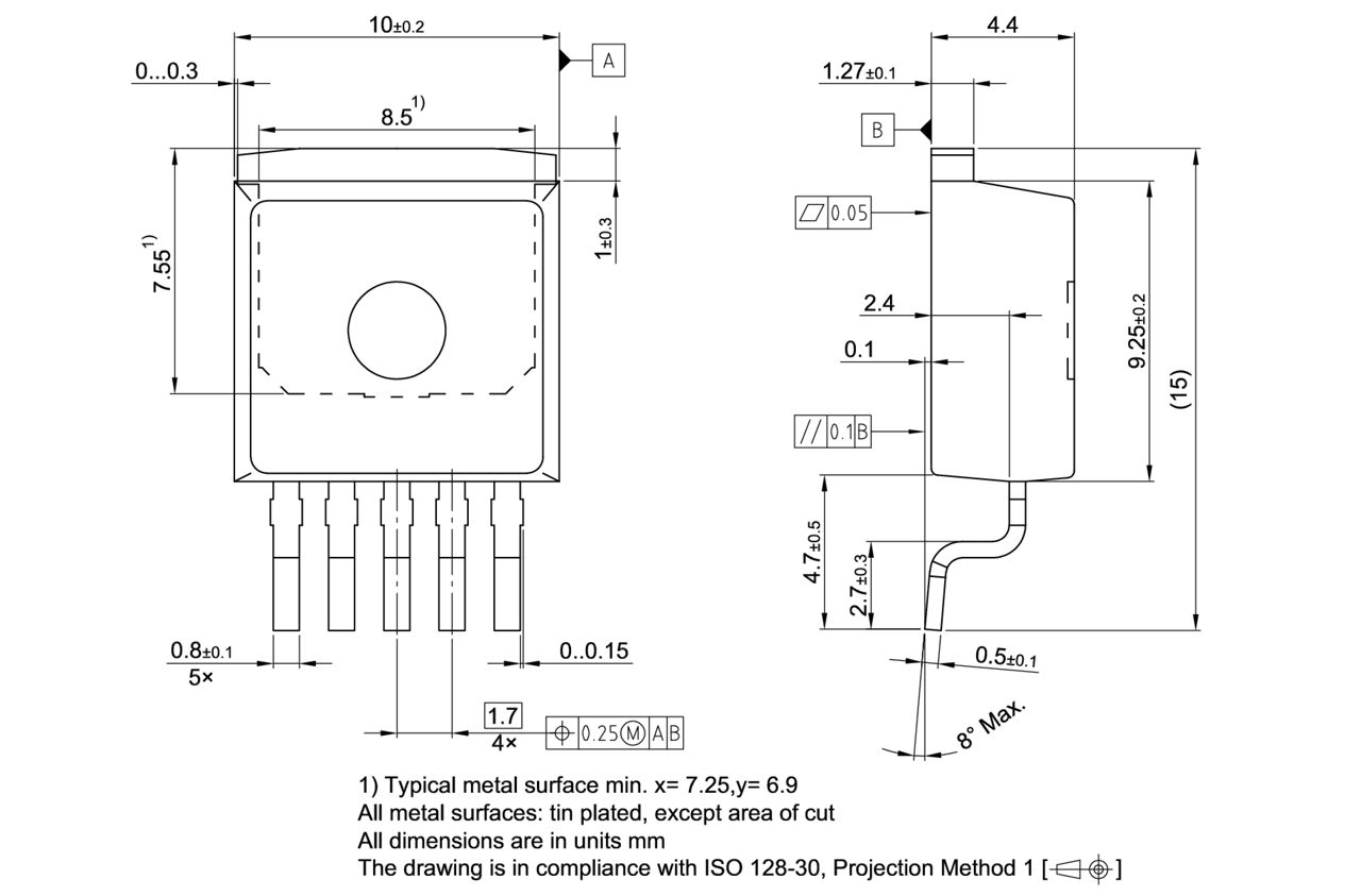 PG-TO263-5-1_Package Outline