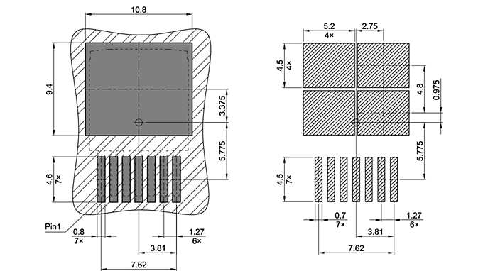 PG-TO263-7-1_Footprint Drawing