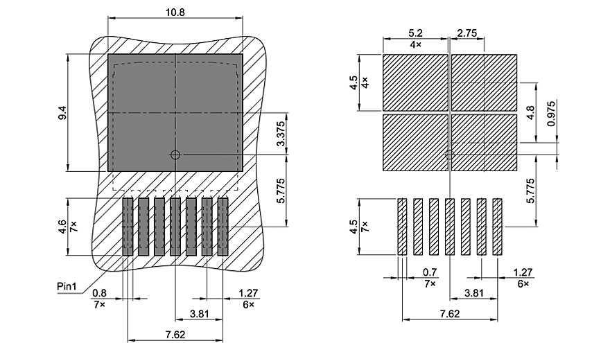 PG-TO263-7-1_Footprint Drawing