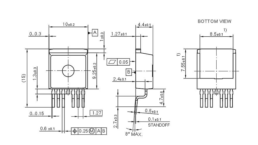 PG-TO263-7-10_Package Outline