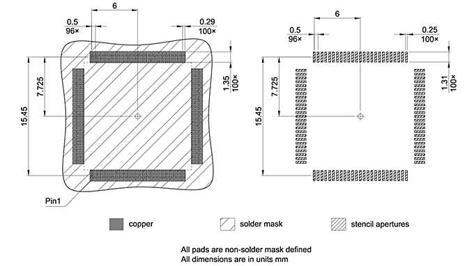PG-TQFP-100-801_Footprint Drawing