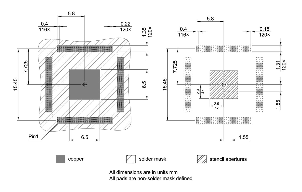 PG-TQFP-120-800_Footprint Drawing