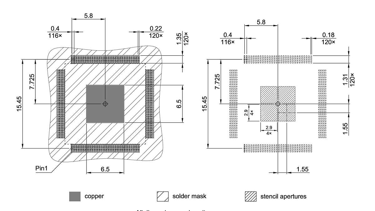 PG-TQFP-120-800_Footprint Drawing