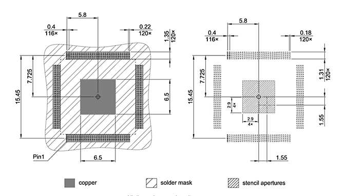 PG-TQFP-120-800_Footprint Drawing