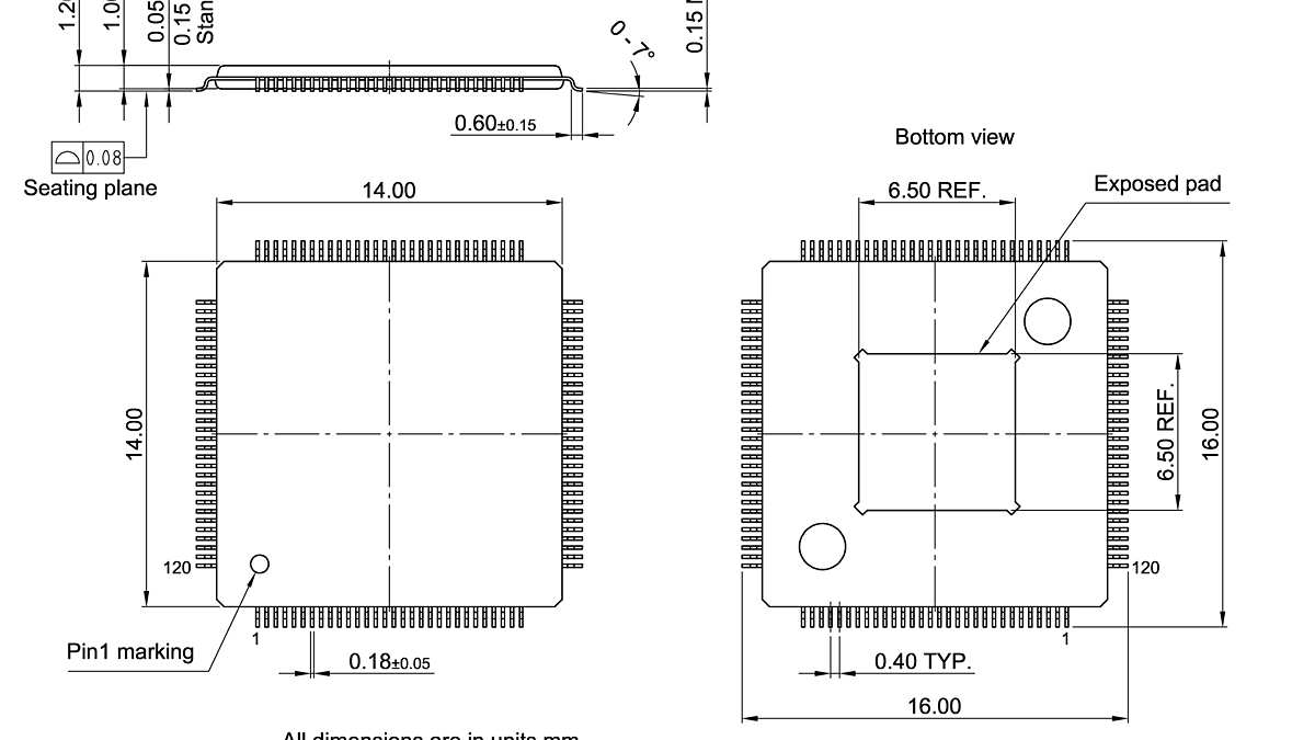PG-TQFP-120-800_Package Outline