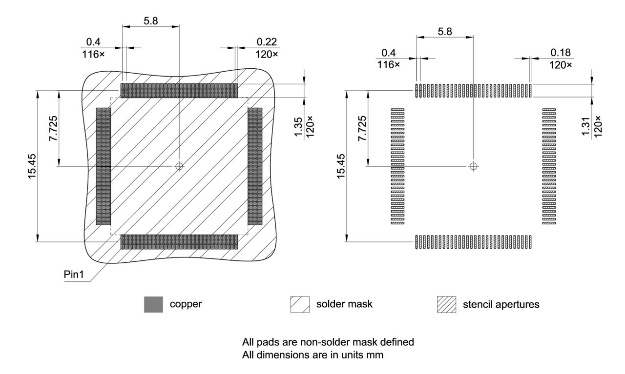 PG-TQFP-120-801_Footprint Drawing