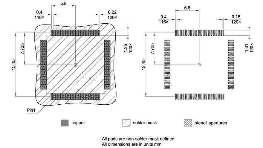 PG-TQFP-120-801_Footprint Drawing