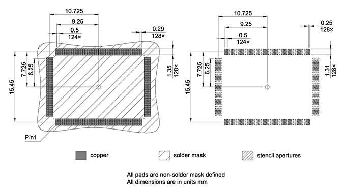 PG-TQFP-128-800_Footprint Drawing