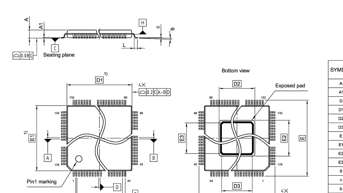 PG-TQFP-176-803_Package Outline