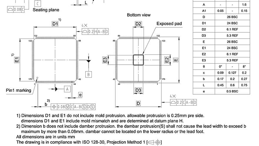 PG-TQFP-176-804_Package Outline
