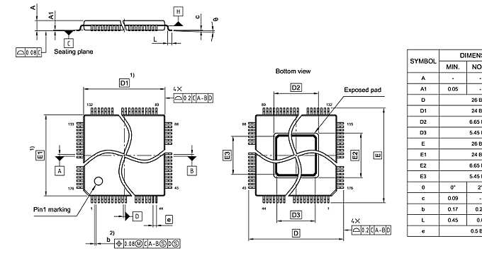 PG-TQFP-176-806_Package Outline